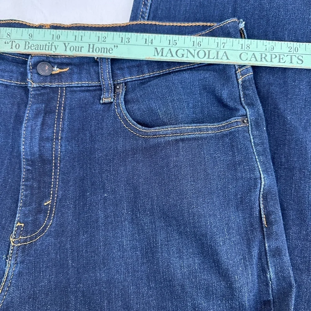 Levi's 502 Blue Straight Jeans Classic Indigo Denim #A1